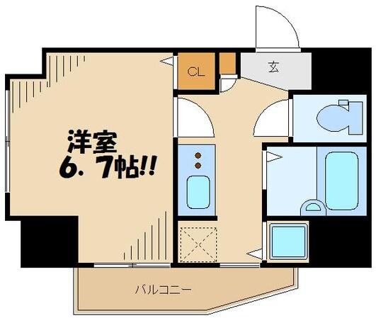 ガラ・シティ笹塚駅前の物件間取画像